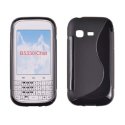 CUSTODIA GEL TPU SILICONE DOUBLE per SAMSUNG B5330 Galaxy Chat COLORE NERO CUSTODIA GEL TPU SILICONE DOUBLE per SAMSUNG B5330 Galaxy Chat COLORE NERO