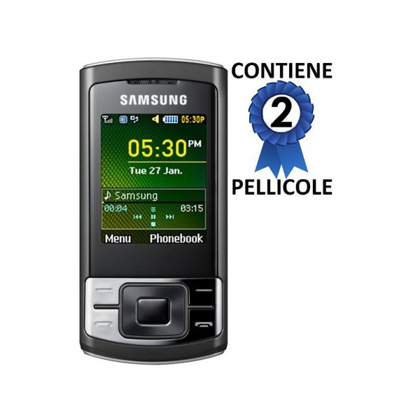PELLICOLA PROTEGGI DISPLAY SAMSUNG C3050 CONFEZIONE 2 PEZZI PELLICOLA PROTEGGI DISPLAY SAMSUNG C3050 CONFEZIONE 2 PEZZI