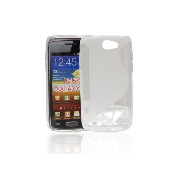 CUSTODIA GEL TPU SILICONE DOUBLE per SAMSUNG I8150 Galaxy W, Galaxy Wonder COLORE BIANCO CUSTODIA GEL TPU SILICONE DOUBLE per SAMSUNG I8150 Galaxy W, Galaxy Wonder COLORE BIANCO