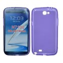 CUSTODIA GEL TPU SILICONE per SAMSUNG N7100 GALAXY NOTE2, N7105 COLORE VIOLA CON BORDO TRASPARENTE CUSTODIA GEL TPU SILICONE per SAMSUNG N7100 GALAXY NOTE2, N7105 COLORE VIOLA CON BORDO TRASPARENTE