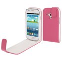CUSTODIA FLIP VERTICALE PELLE SAMSUNG i8190 Galaxy S3 Mini, I8200 Galaxy S3 Mini VE COLORE ROSA CUSTODIA FLIP VERTICALE PELLE SAMSUNG i8190 Galaxy S3 Mini, I8200 Galaxy S3 Mini VE COLORE ROSA
