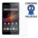 PELLICOLA PROTEGGI DISPLAY SONY XPERIA ZL LTE, C6503, C6502, C6506, HSPA+, L35H CONFEZIONE 2 PEZZI PELLICOLA PROTEGGI DISPLAY SONY XPERIA ZL LTE, C6503, C6502, C6506, HSPA+, L35H CONFEZIONE 2 PEZZI