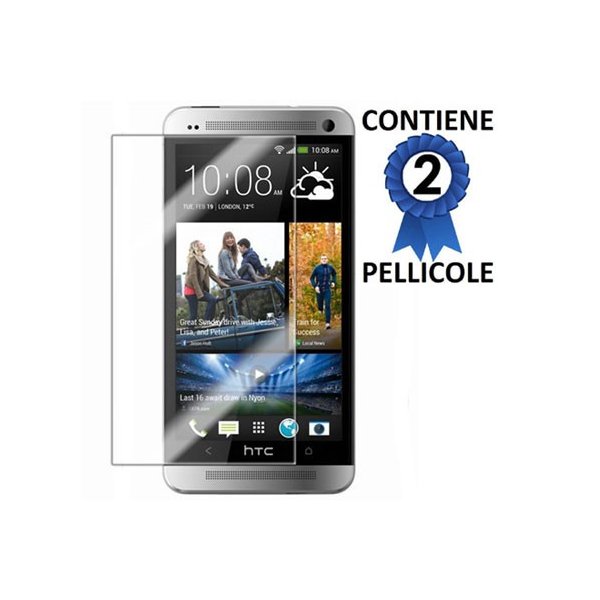 PELLICOLA PROTEGGI DISPLAY HTC ONE, M7 CONFEZIONE 2 PEZZI PELLICOLA PROTEGGI DISPLAY HTC ONE, M7 CONFEZIONE 2 PEZZI