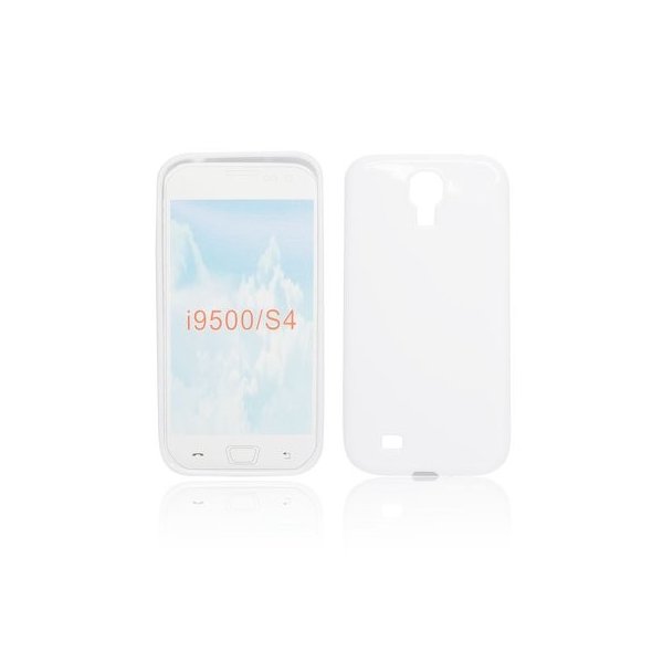 CUSTODIA GEL TPU SILICONE LUCIDA per SAMSUNG I9500 GALAXY S4, I9505, I9502 COLORE BIANCO CUSTODIA GEL TPU SILICONE LUCIDA per SAMSUNG I9500 GALAXY S4, I9505, I9502 COLORE BIANCO