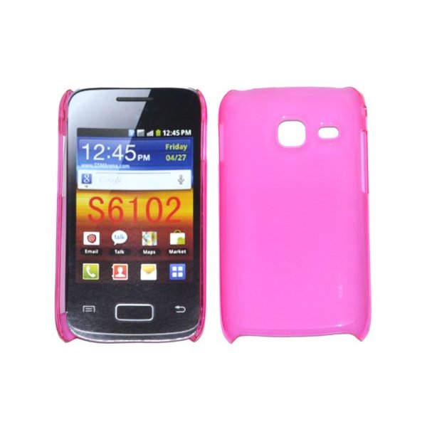 CUSTODIA BACK RIGIDA SLIM DA 0,35mm per SAMSUNG S6102 GALAXY Y DUOS COLORE ROSA CUSTODIA BACK RIGIDA SLIM DA 0,35mm per SAMSUNG S6102 GALAXY Y DUOS COLORE ROSA