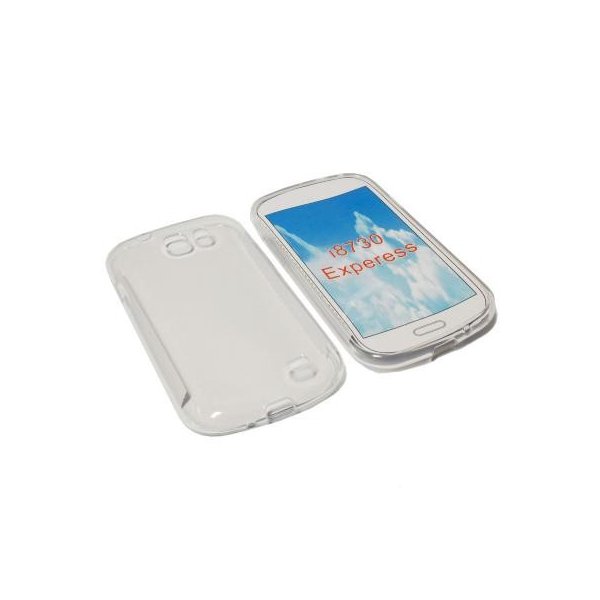 CUSTODIA GEL TPU SILICONE per SAMSUNG I8730 GALAXY EXPRESS COLORE BIANCO