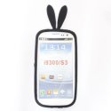 CUSTODIA GEL TPU SILICONE CARTOON CONIGLIO per SAMSUNG I9300 GALAXY S3, I9300i GALAXY S3 NEO COLORE NERO CUSTODIA GEL TPU SILICONE CARTOON CONIGLIO per SAMSUNG I9300 GALAXY S3, I9300i GALAXY S3 NEO COLORE NERO