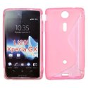 CUSTODIA GEL TPU SILICONE DOUBLE per SONY XPERIA XT LT29I HAYABUSA, XPERIA GX COLORE ROSA CUSTODIA GEL TPU SILICONE DOUBLE per SONY XPERIA XT LT29I HAYABUSA, XPERIA GX COLORE ROSA