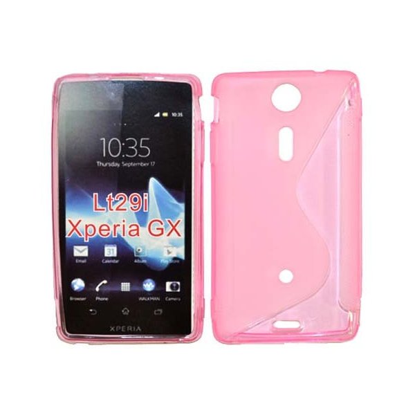 CUSTODIA GEL TPU SILICONE DOUBLE per SONY XPERIA XT LT29I HAYABUSA, XPERIA GX COLORE ROSA CUSTODIA GEL TPU SILICONE DOUBLE per SONY XPERIA XT LT29I HAYABUSA, XPERIA GX COLORE ROSA