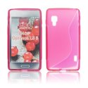 CUSTODIA GEL TPU SILICONE DOUBLE per LG OPTIMUS L5 II, E460 COLORE ROSA CUSTODIA GEL TPU SILICONE DOUBLE per LG OPTIMUS L5 II, E460 COLORE ROSA