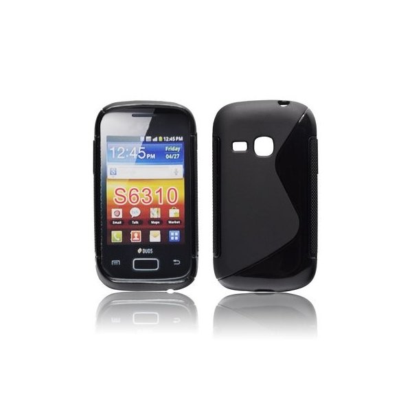 CUSTODIA GEL TPU SILICONE DOUBLE per SAMSUNG S6310 GALAXY YOUNG, S6312 GALAXY YOUNG DUOS COLORE NERO CUSTODIA GEL TPU SILICONE DOUBLE per SAMSUNG S6310 GALAXY YOUNG, S6312 GALAXY YOUNG DUOS COLORE NERO