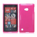 CUSTODIA GEL TPU SILICONE LUCIDA per NOKIA LUMIA 720 COLORE ROSA CUSTODIA GEL TPU SILICONE LUCIDA per NOKIA LUMIA 720 COLORE ROSA