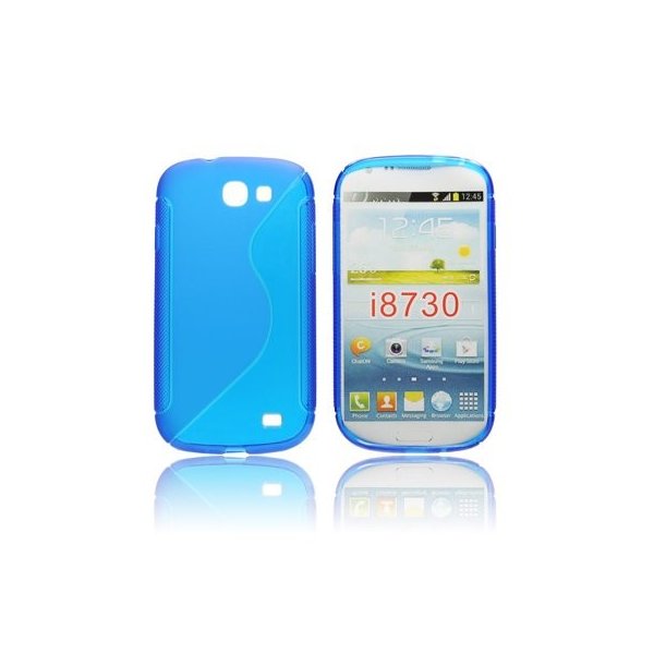 CUSTODIA GEL TPU SILICONE DOUBLE per SAMSUNG I8730 GALAXY EXPRESS COLORE BLU CUSTODIA GEL TPU SILICONE DOUBLE per SAMSUNG I8730 GALAXY EXPRESS COLORE BLU
