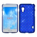 CUSTODIA RIGIDA CON BRILLANTINI per LG OPTIMUS L5 II DUAL, E455 COLORE BLU CUSTODIA RIGIDA CON BRILLANTINI per LG OPTIMUS L5 II DUAL, E455 COLORE BLU