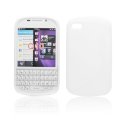 CUSTODIA GEL TPU SILICONE DOUBLE per BLACKBERRY Q10 COLORE BIANCO CUSTODIA GEL TPU SILICONE DOUBLE per BLACKBERRY Q10 COLORE BIANCO