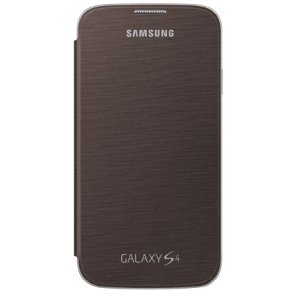 CUSTODIA ORIGINALE SAMSUNG EF-FI950BAEGWW per I9500 GALAXY S4, I9505, I9502 COLORE MARRONE BLISTER