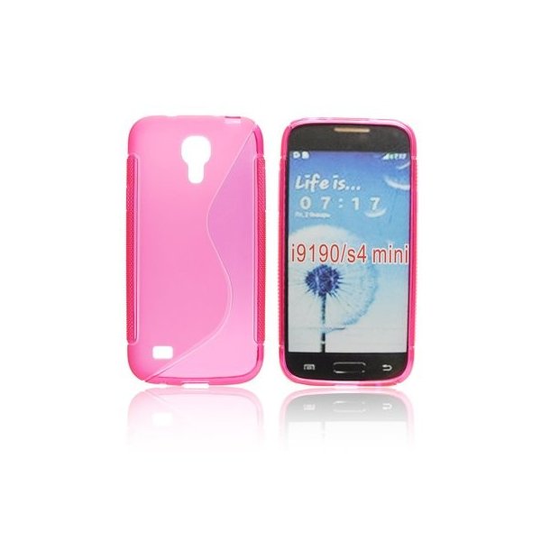 CUSTODIA GEL TPU SILICONE DOUBLE per SAMSUNG I9190 GALAXY S4 MINI, I9192, I9195 COLORE ROSA CUSTODIA GEL TPU SILICONE DOUBLE per SAMSUNG I9190 GALAXY S4 MINI, I9192, I9195 COLORE ROSA