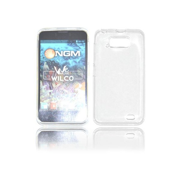 CUSTODIA GEL TPU SILICONE per NGM WEMOVE WILCO COLORE BIANCO - TRASPARENTE CUSTODIA GEL TPU SILICONE per NGM WEMOVE WILCO COLORE BIANCO - TRASPARENTE