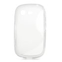 CUSTODIA GEL TPU SILICONE DOUBLE per SAMSUNG S5280 GALAXY STAR, S5282 COLORE BIANCO - TRASPARENTE