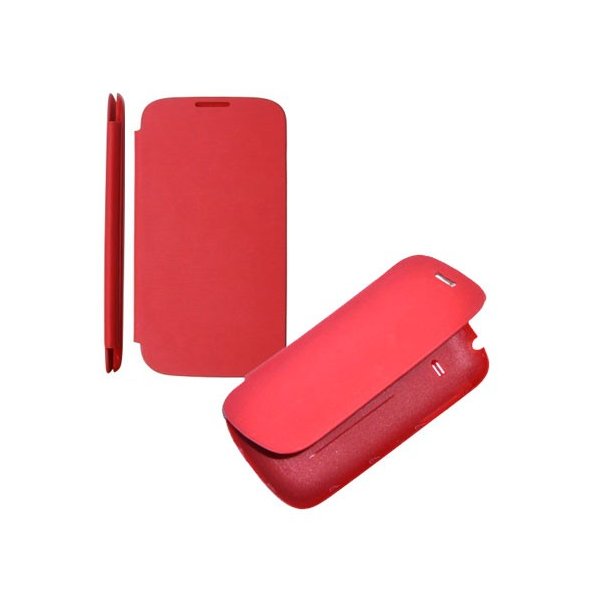 CUSTODIA ORIZZONTALE FLIP COVER per SAMSUNG S5360 GALAXY Y, S5369 GALAXY Y COLORE ROSSO CUSTODIA ORIZZONTALE FLIP COVER per SAMSUNG S5360 GALAXY Y, S5369 GALAXY Y COLORE ROSSO