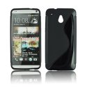 CUSTODIA GEL TPU SILICONE DOUBLE per HTC ONE MINI, M4 COLORE NERO CUSTODIA GEL TPU SILICONE DOUBLE per HTC ONE MINI, M4 COLORE NERO