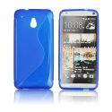 CUSTODIA GEL TPU SILICONE DOUBLE per HTC ONE MINI, M4 COLORE BLU CUSTODIA GEL TPU SILICONE DOUBLE per HTC ONE MINI, M4 COLORE BLU