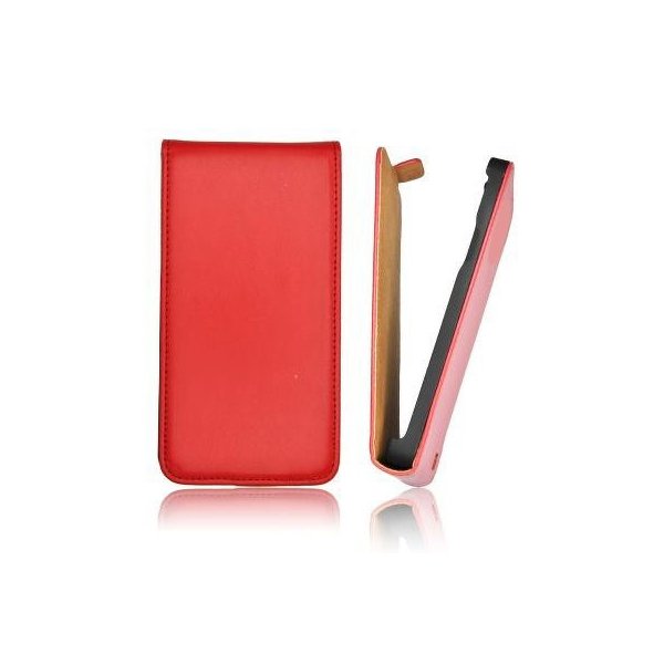CUSTODIA VERTICALE SLIM FLIP PELLE per SAMSUNG S5280 GALAXY STAR, S5282 COLORE ROSSO CUSTODIA VERTICALE SLIM FLIP PELLE per SAMSUNG S5280 GALAXY STAR, S5282 COLORE ROSSO