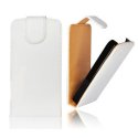 CUSTODIA VERTICALE FLIP PELLE per NOKIA 301 COLORE BIANCO CUSTODIA VERTICALE FLIP PELLE per NOKIA 301 COLORE BIANCO
