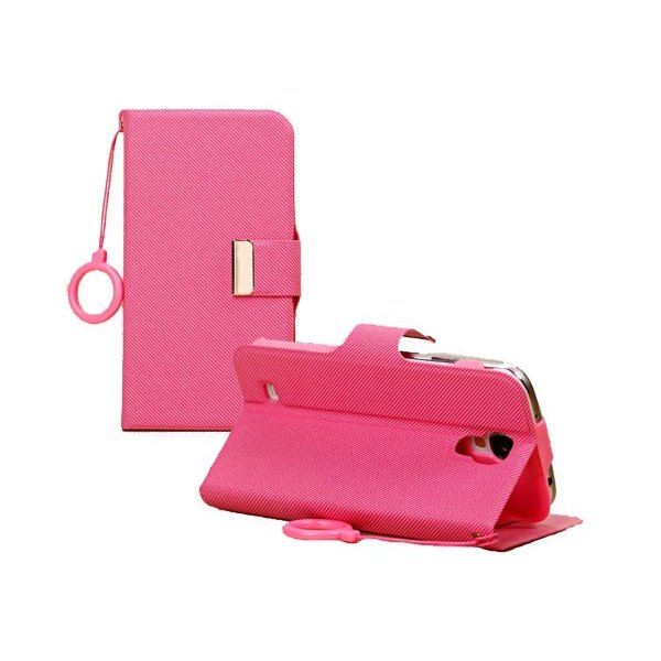 CUSTODIA FLIP ORIZZONTALE CON STAND E PORTA CARTE per SAMSUNG I9500 GALAXY S4, I9505, I9502 COLORE ROSA CUSTODIA FLIP ORIZZONTALE CON STAND E PORTA CARTE per SAMSUNG I9500 GALAXY S4, I9505, I9502 COLORE ROSA