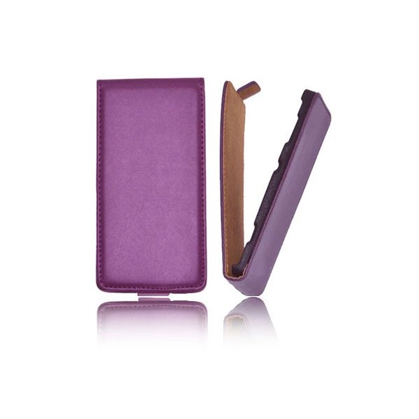 CUSTODIA VERTICALE SLIM FLIP PELLE per SONY XPERIA M, C1904, C1905, C2004, C2005 COLORE VIOLA CUSTODIA VERTICALE SLIM FLIP PELLE per SONY XPERIA M, C1904, C1905, C2004, C2005 COLORE VIOLA