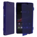 CUSTODIA GEL TPU SILICONE FLIP BOOK per SONY XPERIA Z LT36I, L36H, C6603 COLORE BLU CUSTODIA GEL TPU SILICONE FLIP BOOK per SONY XPERIA Z LT36I, L36H, C6603 COLORE BLU