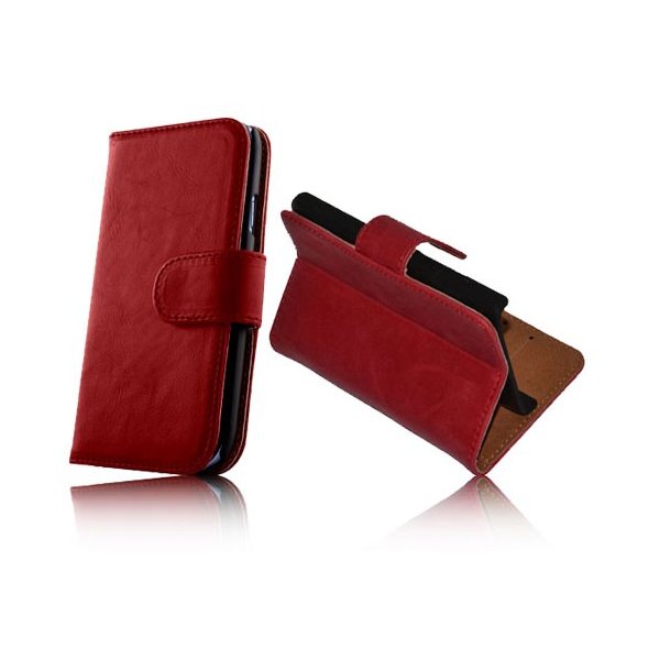 CUSTODIA FLIP ORIZZONTALE PELLE per LG OPTIMUS L7 II, P710 CON STAND E PORTA CARTE COLORE ROSSO CUSTODIA FLIP ORIZZONTALE PELLE per LG OPTIMUS L7 II, P710 CON STAND E PORTA CARTE COLORE ROSSO