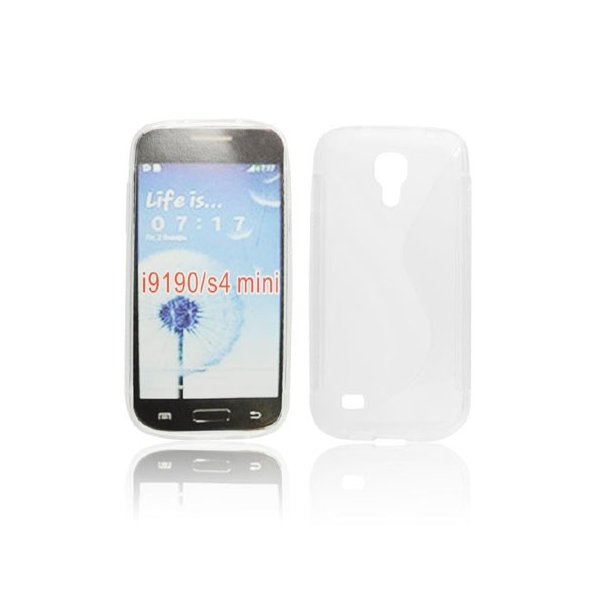 CUSTODIA GEL TPU SILICONE DOUBLE per SAMSUNG I9190 GALAXY S4 MINI, I9192, I9195 COLORE BIANCO CUSTODIA GEL TPU SILICONE DOUBLE per SAMSUNG I9190 GALAXY S4 MINI, I9192, I9195 COLORE BIANCO