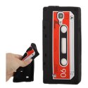 CUSTODIA GEL TPU SILICONE per SAMSUNG I9500 GALAXY S4, I9505, I9502 FANTASIA MUSICASSETTA COLORE NERO CUSTODIA GEL TPU SILICONE per SAMSUNG I9500 GALAXY S4, I9505, I9502 FANTASIA MUSICASSETTA COLORE NERO