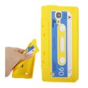 CUSTODIA GEL TPU SILICONE per SAMSUNG I9500 GALAXY S4, I9505, I9502 FANTASIA MUSICASSETTA COLORE GIALLO CUSTODIA GEL TPU SILICONE per SAMSUNG I9500 GALAXY S4, I9505, I9502 FANTASIA MUSICASSETTA COLORE GIALLO