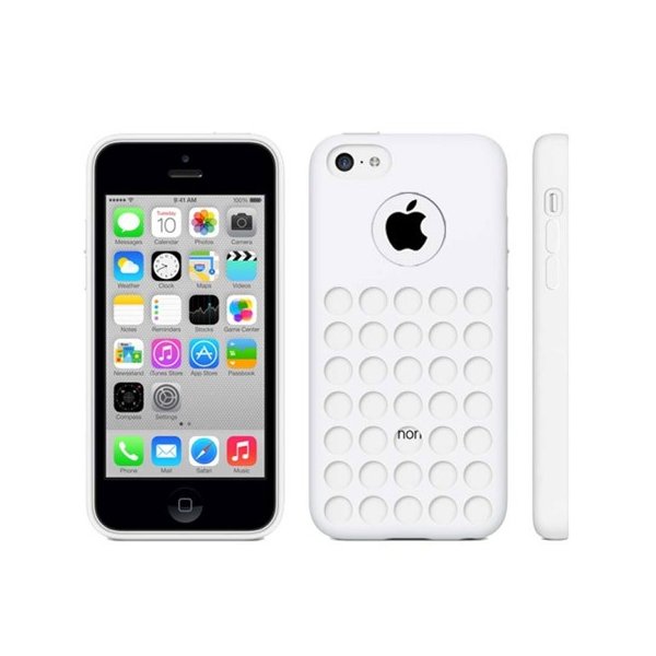 CUSTODIA GEL TPU SILICONE CON FORI per APPLE IPHONE 5c COLORE BIANCO CUSTODIA GEL TPU SILICONE CON FORI per APPLE IPHONE 5c COLORE BIANCO