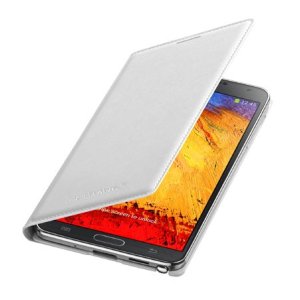 CUSTODIA FLIP COVER ORIGINALE SAMSUNG COLORE BIANCO per GALAXY NOTE 3, N9000, N9002, N9005 EF-WN900BWEGWW BLISTER