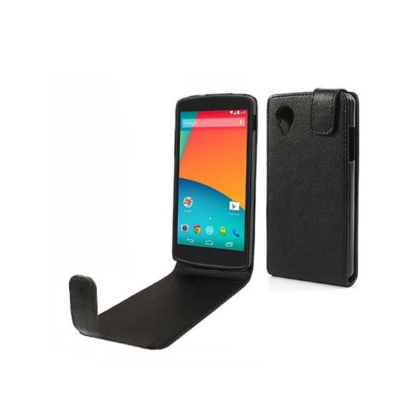 CUSTODIA per LG NEXUS 5 (D820) FLIP VERTICALE SIMILPELLE COLORE NERO CUSTODIA per LG NEXUS 5 (D820) FLIP VERTICALE SIMILPELLE COLORE NERO