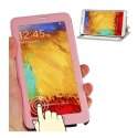 CUSTODIA FLIP ORIZZONTALE TOUCH SCREEN per SAMSUNG GALAXY NOTE 3, N9000 CON FINESTRA GRANDE E STAND COLORE ROSA CUSTODIA FLIP ORIZZONTALE TOUCH SCREEN per SAMSUNG GALAXY NOTE 3, N9000 CON FINESTRA GRANDE E STAND COLORE ROSA
