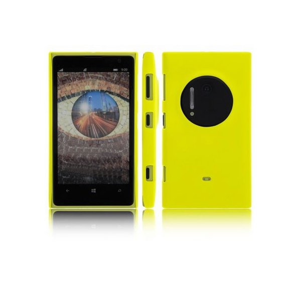 CUSTODIA BACK RIGIDA per NOKIA LUMIA 1020, EOS, 909, RM-875, RM-877, RM-876 COLORE GIALLO CUSTODIA BACK RIGIDA per NOKIA LUMIA 1020, EOS, 909, RM-875, RM-877, RM-876 COLORE GIALLO