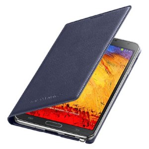 CUSTODIA FLIP COVER ORIGINALE SAMSUNG COLORE BLU INDIGO per GALAXY NOTE 3, N9000, N9002, N9005 EF-WN900BVEGWW BLISTER