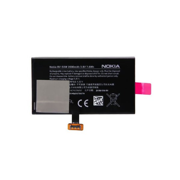 BATTERIA ORIGINALE NOKIA BV-5XW per LUMIA 1020, EOS, 909, RM-875, RM-877, RM-876 2000 mAh LI-ION BULK BATTERIA ORIGINALE NOKIA BV-5XW per LUMIA 1020, EOS, 909, RM-875, RM-877, RM-876 2000 mAh LI-ION BULK