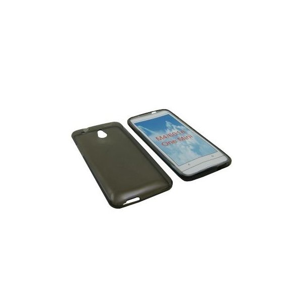 CUSTODIA GEL TPU SILICONE per HTC ONE MINI, M4 COLORE NERO CUSTODIA GEL TPU SILICONE per HTC ONE MINI, M4 COLORE NERO