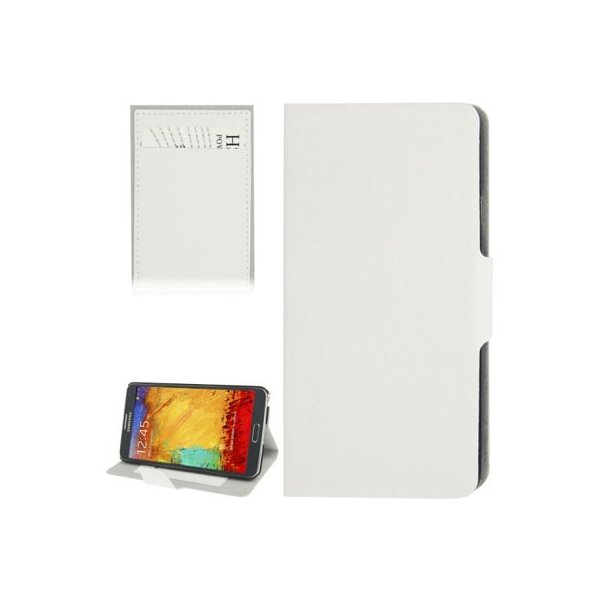 CUSTODIA FLIP ORIZZONTALE per SAMSUNG GALAXY NOTE 3, N9000, N9002, N9005 CON STAND E PORTA CARTE COLORE BIANCO CUSTODIA FLIP ORIZZONTALE per SAMSUNG GALAXY NOTE 3, N9000, N9002, N9005 CON STAND E PORTA CARTE COLORE BIANCO
