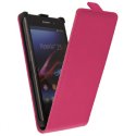 CUSTODIA FLIP VERTICALE SLIM PELLE per SONY XPERIA Z1, L39H, C6902, C6903, C6906, C6943, HONAMI COLORE ROSA CUSTODIA FLIP VERTICALE SLIM PELLE per SONY XPERIA Z1, L39H, C6902, C6903, C6906, C6943, HONAMI COLORE ROSA