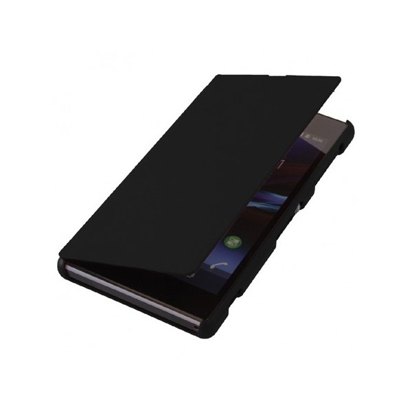 CUSTODIA FLIP ORIZZONTALE per SONY XPERIA Z1, C6902, C6903, C6906, C6943, L39H, HONAMI COLORE NERO CUSTODIA FLIP ORIZZONTALE per SONY XPERIA Z1, C6902, C6903, C6906, C6943, L39H, HONAMI COLORE NERO