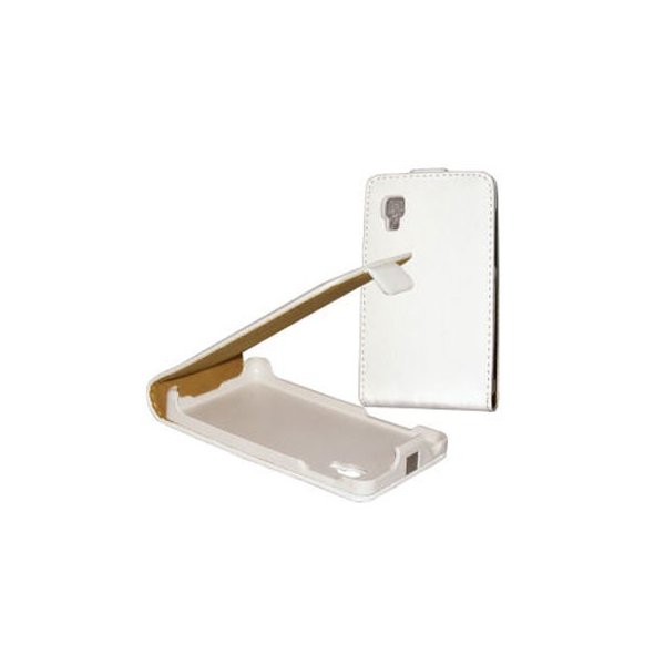 CUSTODIA FLIP VERTICALE SLIM PELLE per LG OPTIMUS L4 II, E440 COLORE BIANCO CUSTODIA FLIP VERTICALE SLIM PELLE per LG OPTIMUS L4 II, E440 COLORE BIANCO