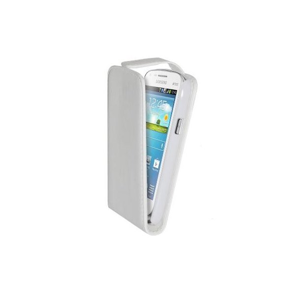 CUSTODIA FLIP VERTICALE PELLE per SAMSUNG I8260 GALAXY CORE, I8262 COLORE BIANCO CUSTODIA FLIP VERTICALE PELLE per SAMSUNG I8260 GALAXY CORE, I8262 COLORE BIANCO