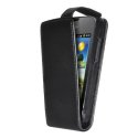 CUSTODIA VERTICALE FLIP PELLE per HUAWEI ASCEND Y210 COLORE NERO CUSTODIA VERTICALE FLIP PELLE per HUAWEI ASCEND Y210 COLORE NERO