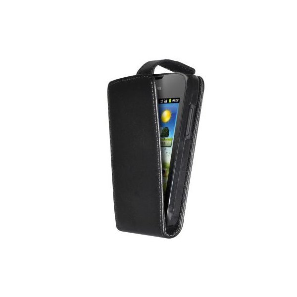 CUSTODIA VERTICALE FLIP PELLE per HUAWEI ASCEND Y210 COLORE NERO CUSTODIA VERTICALE FLIP PELLE per HUAWEI ASCEND Y210 COLORE NERO